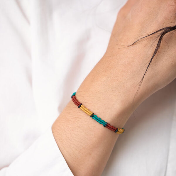 ΒΡΑΧΙΟΛΙ MACRAME “Rainbow”