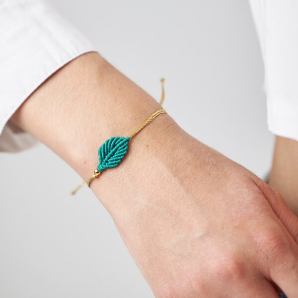 ΒΡΑΧΙΟΛΙ MACRAME “Leafy”
